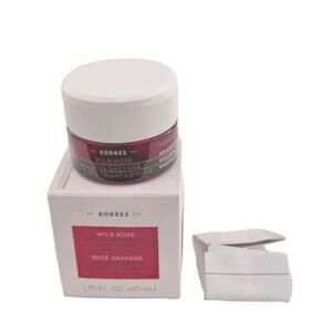 Korres Wild Rose Advanced Brightening Sleeping Facial 1.35 fl oz. NEW Weightless